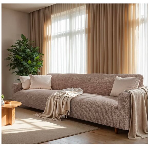 Sofa Slipcover - Stretch Couch Cover - Stylish Cushion Sofa Cover - Picture 5 of 11